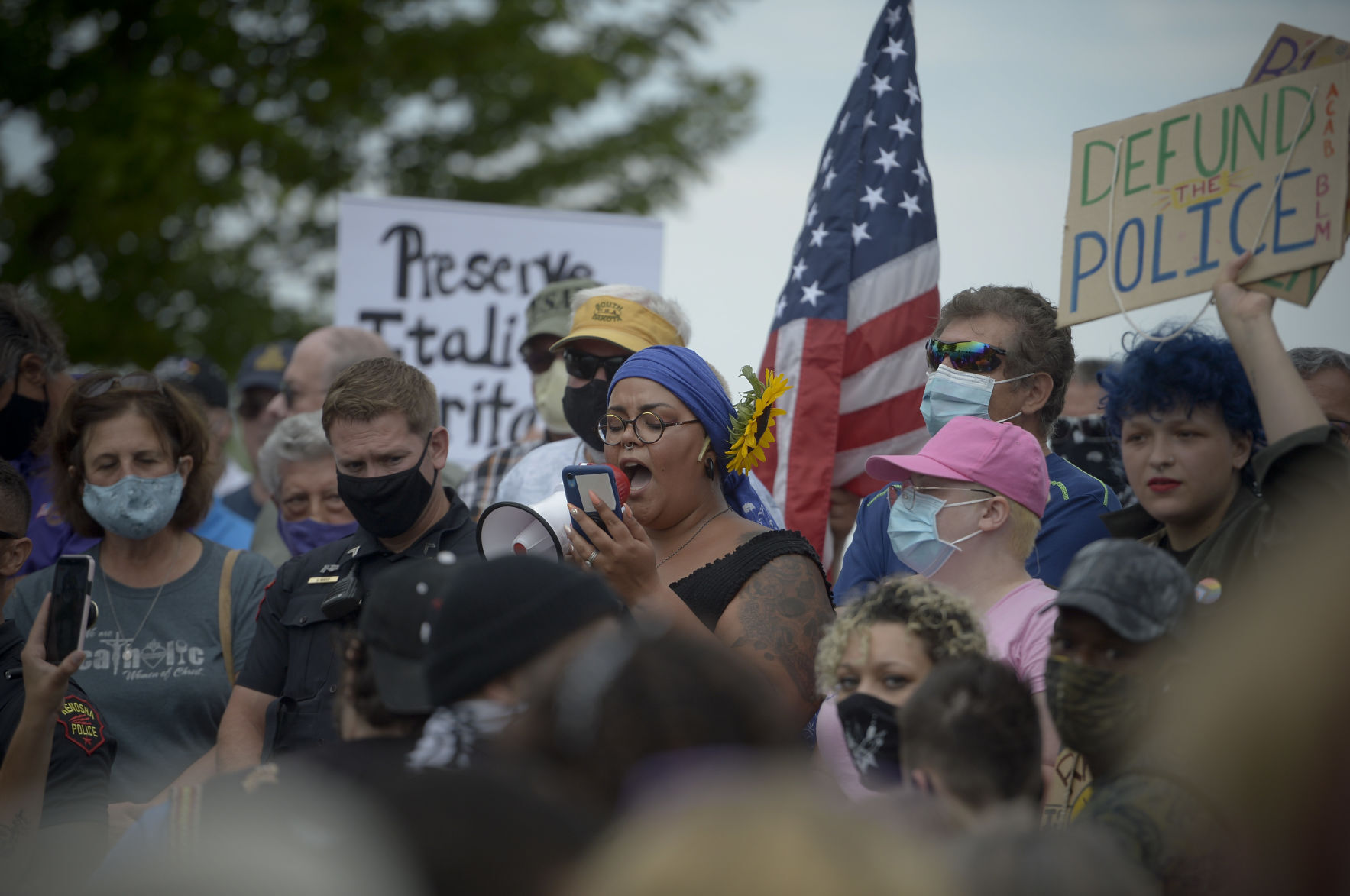 CHRISTOPHER COLUMBUS PROTEST